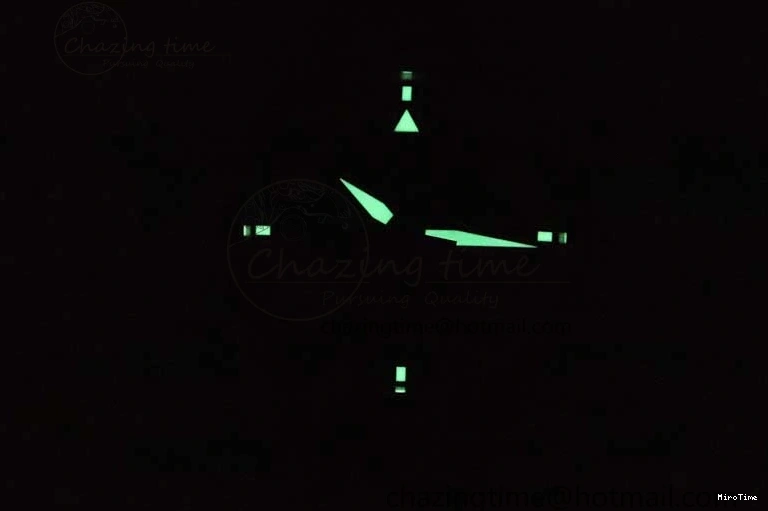 MIROTIME 0311 Vibrant Mark XVIII IW327001 SS M+F 1:1 Best Edition Black Dial on Black Leather Strap A 7055